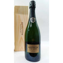 Bollinger RD 1988 champagne bottle with wooden box packaging.