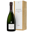 Bollinger La Grande Annee Rose 2015 in box with vibrant, fruity notes and elegant packaging.