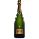 Bollinger R D 2004 champagne with gold label and foil capsule highlighting vintage Bollinger RD sparkling wine