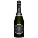 Bottle of Laurent Perrier 2008 Brut Millésimé Champagne with black and gold label and foil wrap.