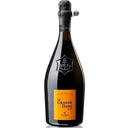 Veuve Clicquot La Grande Dame 2008 champagne bottle with black glass and orange label