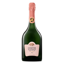 Flasche Taittinger Comtes de Champagne Rosé 2012 Grand Cru Champagner mit Pinot Noir aus Bouzy