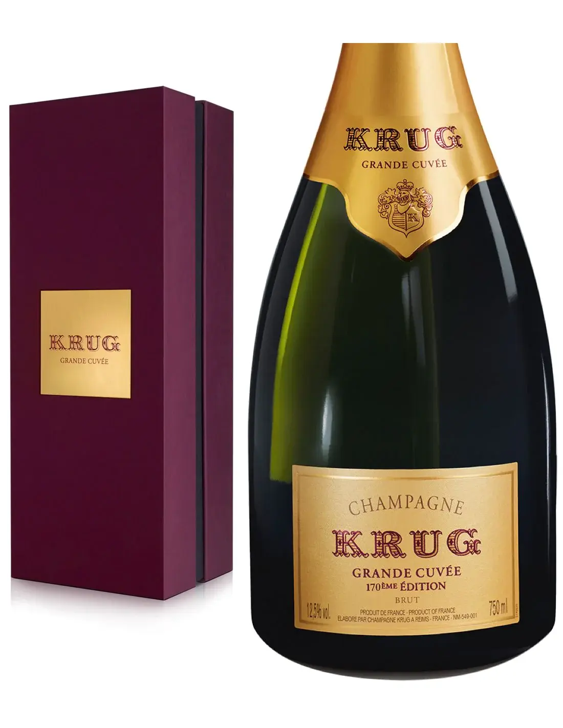 Krug Brut Grande Cuvee Edition 170 in Giftbox